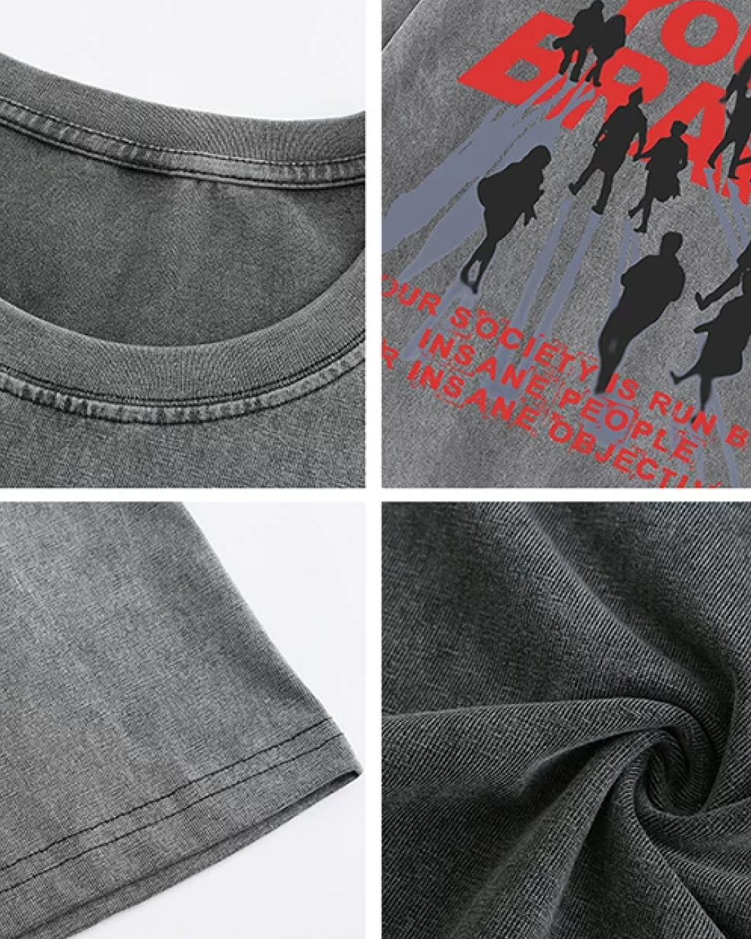 フィギュアレタリングデザインTシャツ FM0106