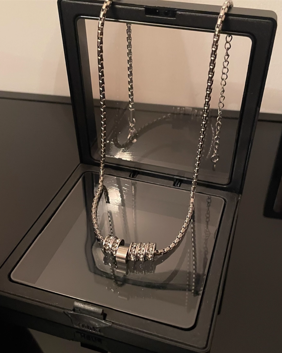 シルバーリングネックレス L0080