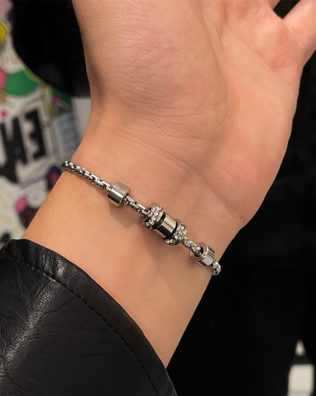 シルバーリングブレスレット L00141