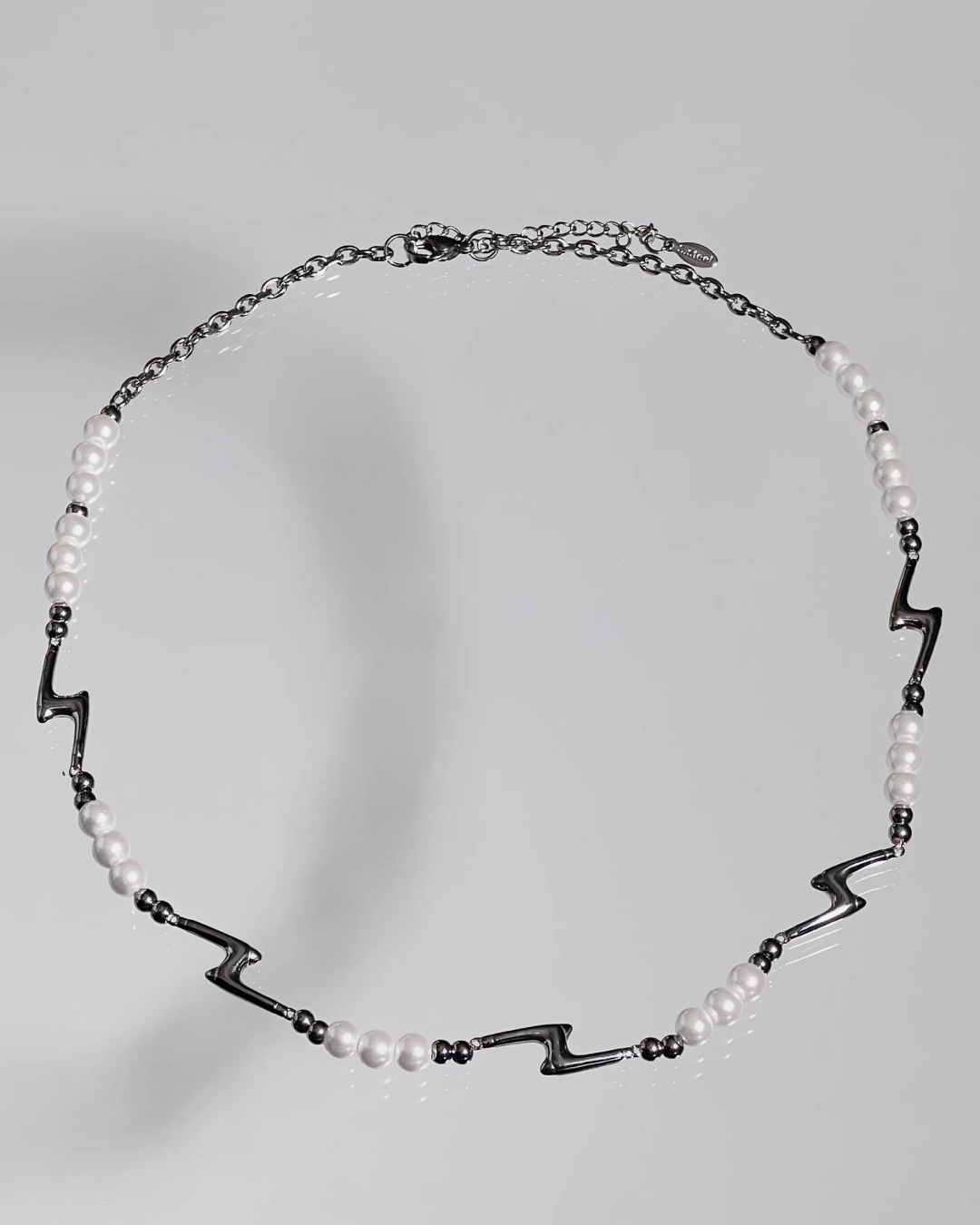パールアクセントコネクトネックレス L0296
