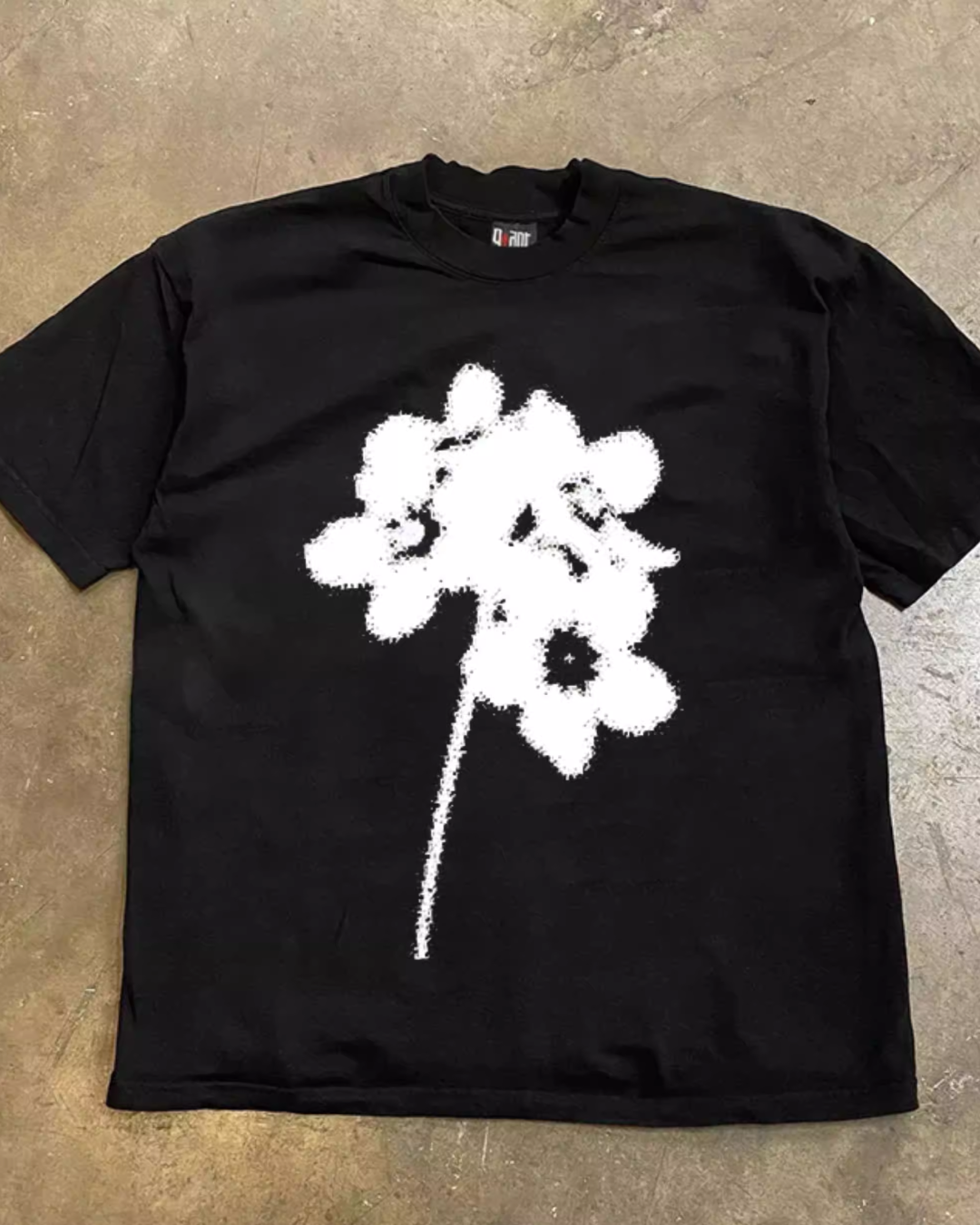 ビッグフラワープリントTシャツ L0324