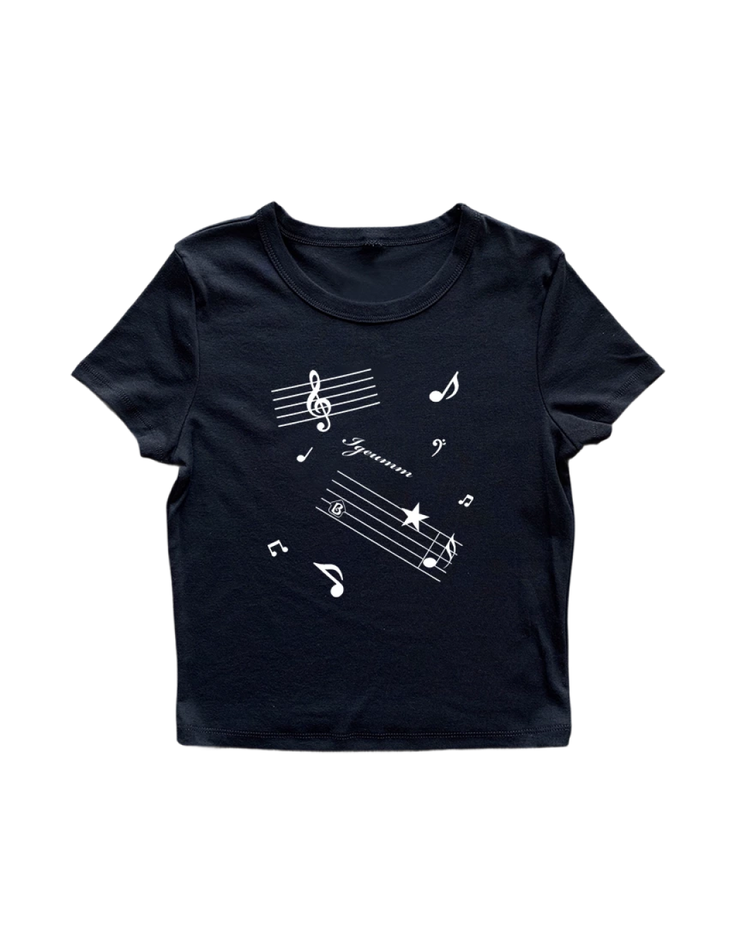 ミュージックノートTシャツ L0500