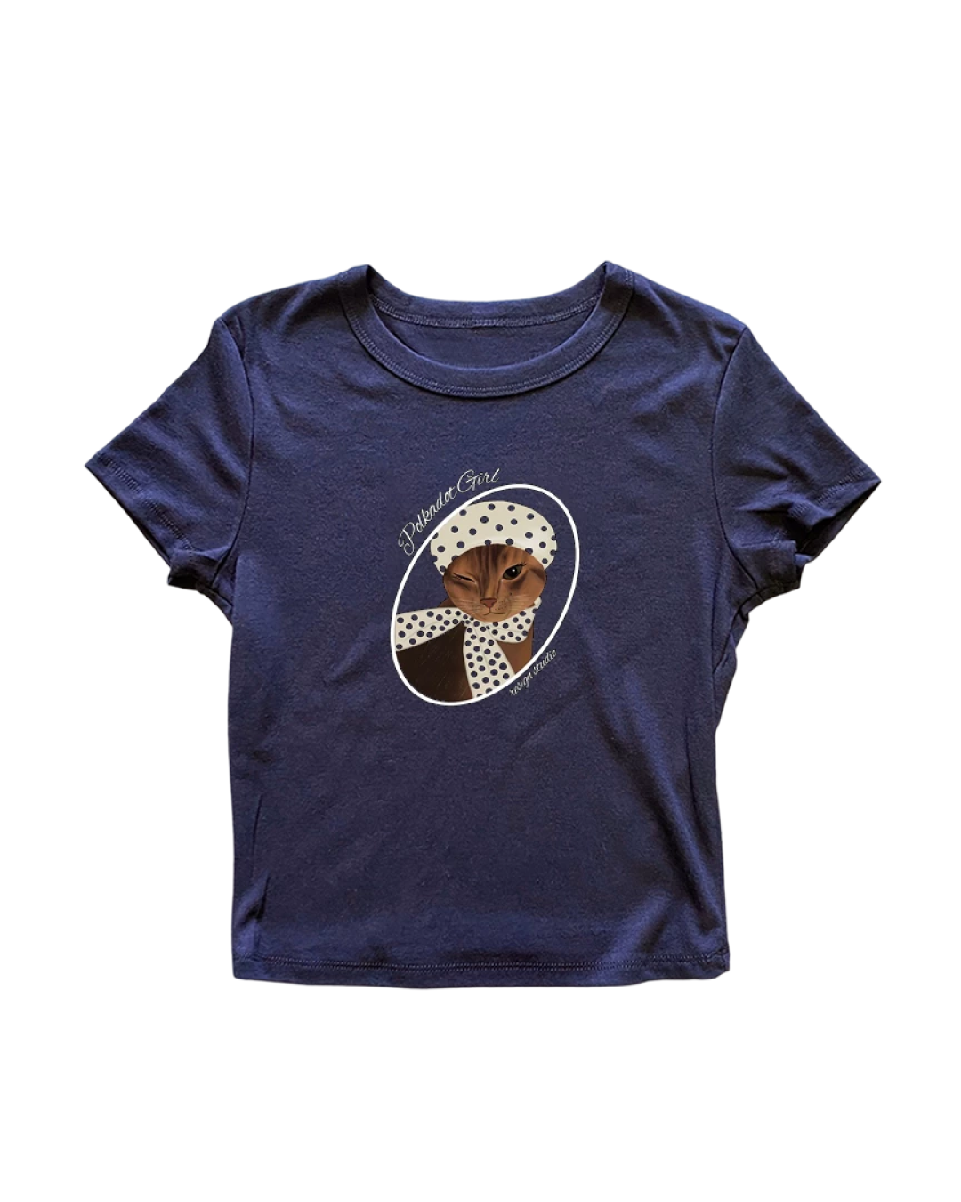 サークルキャットTシャツ L0568