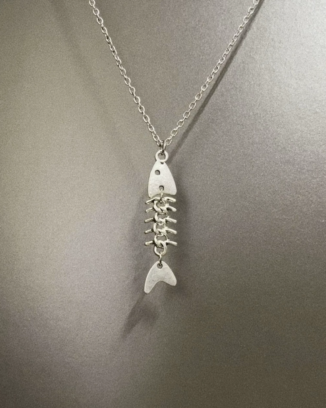 フィッシュボーンネックレス L0645