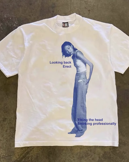 ガールプリントTシャツ L0221