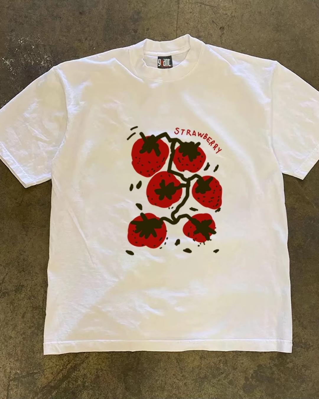 トマトプリントTシャツ L0229