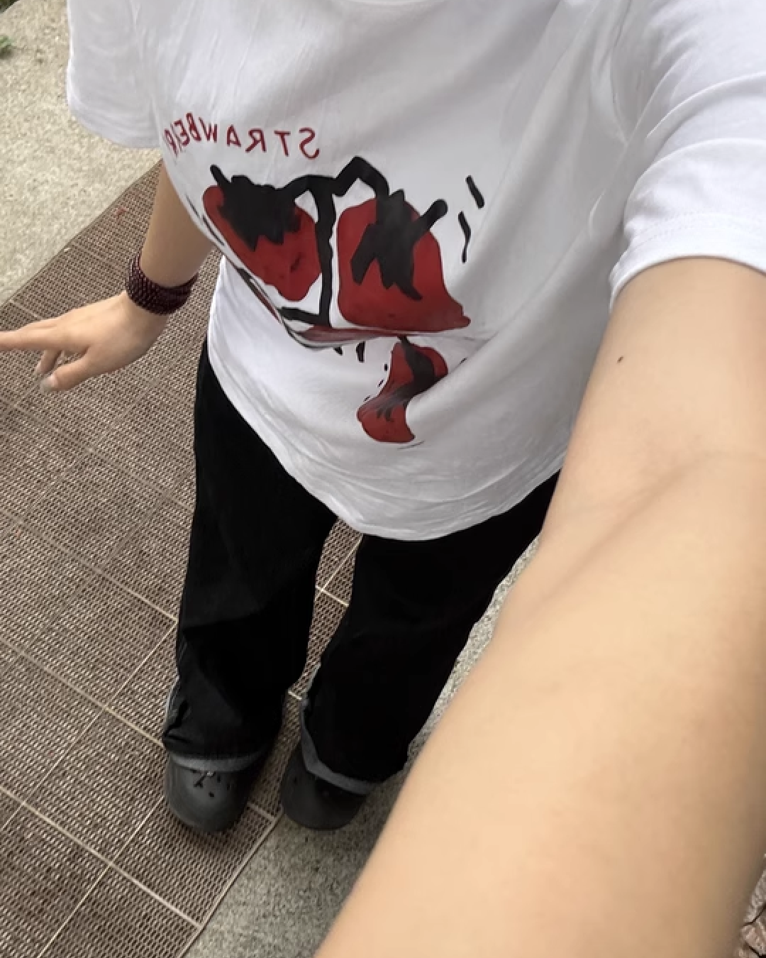 トマトプリントTシャツ L0229