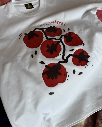 トマトプリントTシャツ L0229