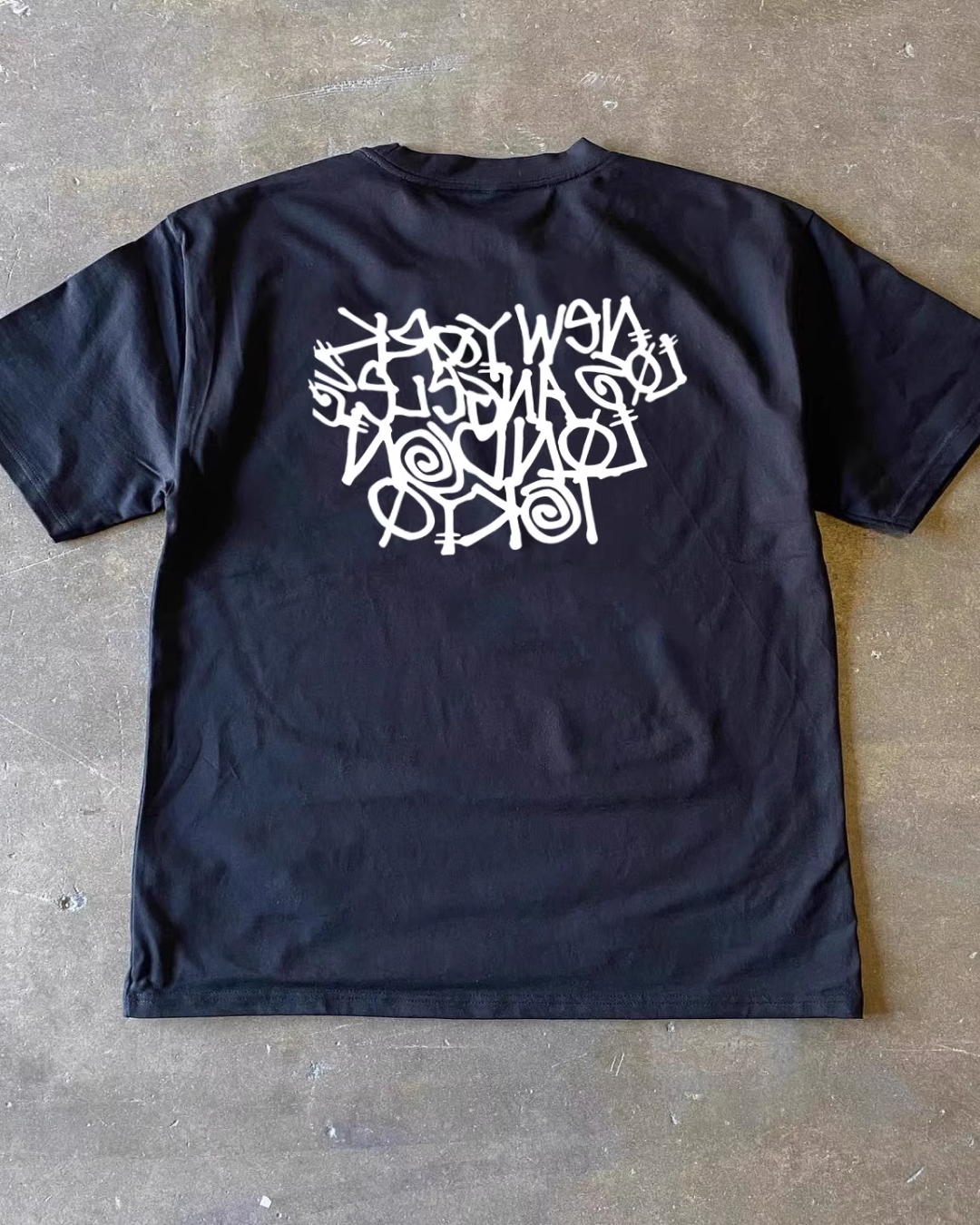 ウッドレタリングTシャツ L0231
