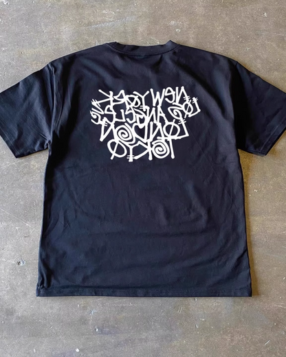 ウッドレタリングTシャツ L0231