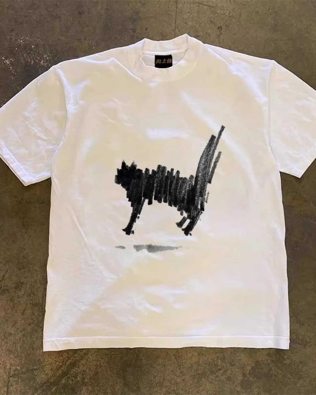 キャットプリントTシャツ L0233