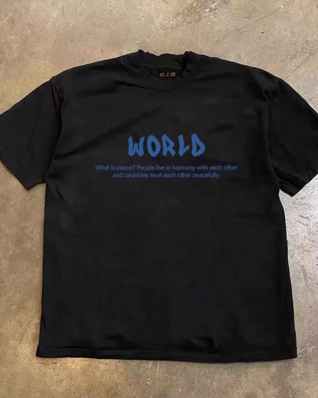 WORLDプリントTシャツ L0232