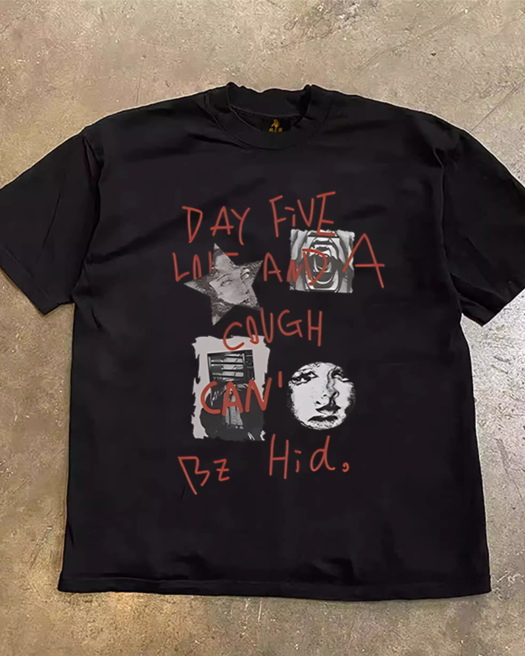 フェイスプリントTシャツ L0245