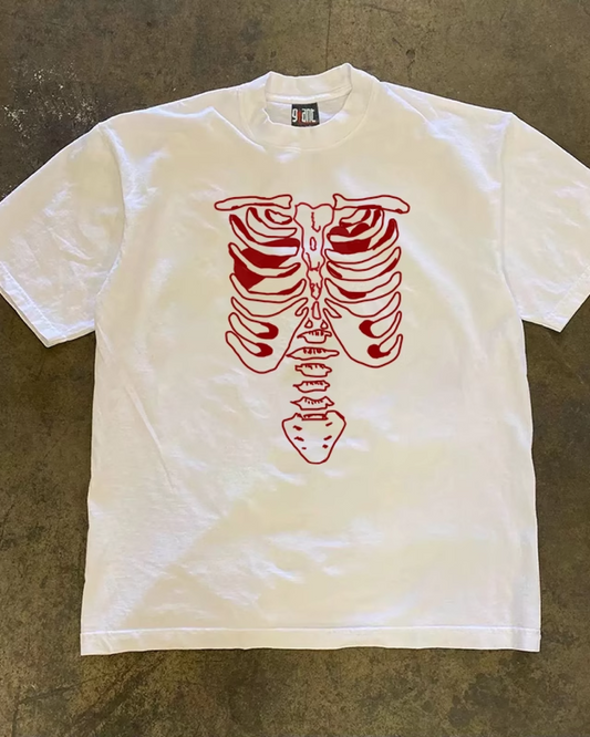 スケルトンTシャツ L0253