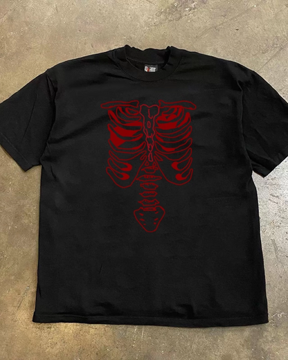 スケルトンTシャツ L0253