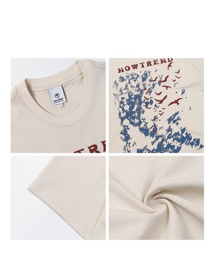 フロントプリントTシャツ　FM0002