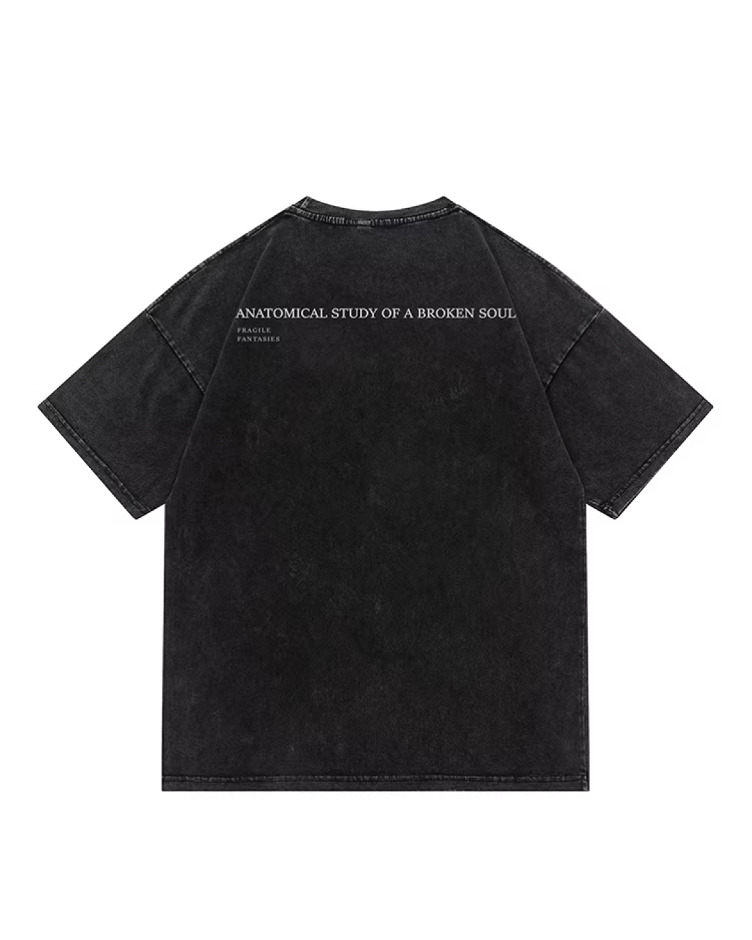ウォッシュボーンプリントTシャツ　FM0008