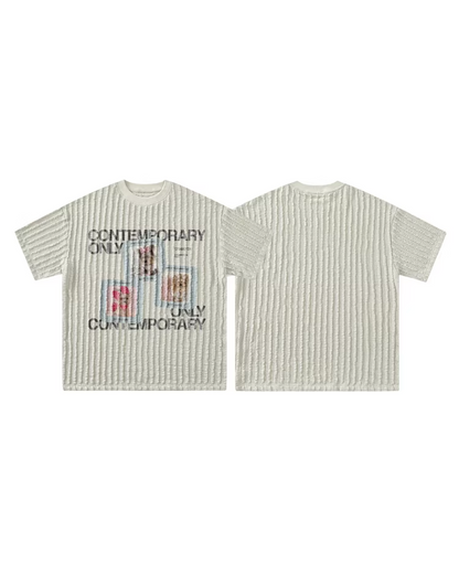 レトロドッグプリントTシャツ　FM0010