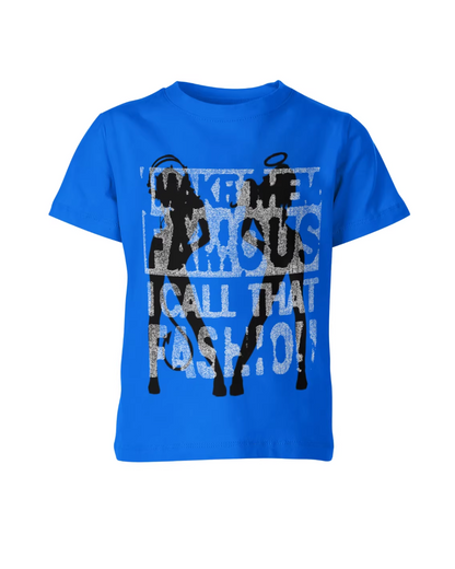 ビビッドカラーデザイン短丈Tシャツ　FM0022