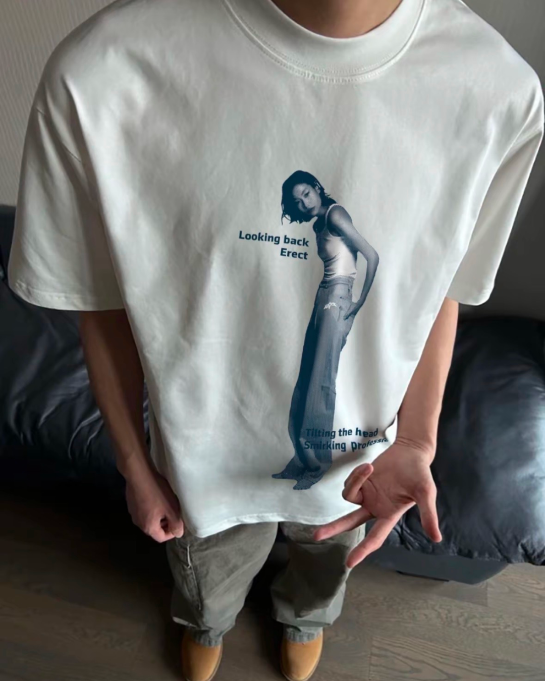 ガールプリントTシャツ L0221