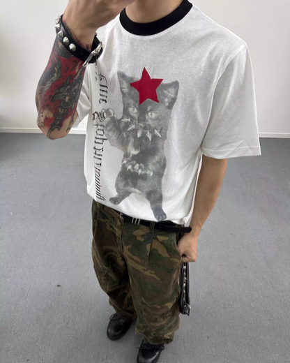 キャットリンガーTシャツ　FM0038