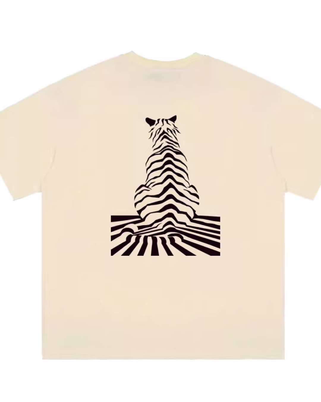 バックゼブラプリントTシャツ　FM0039