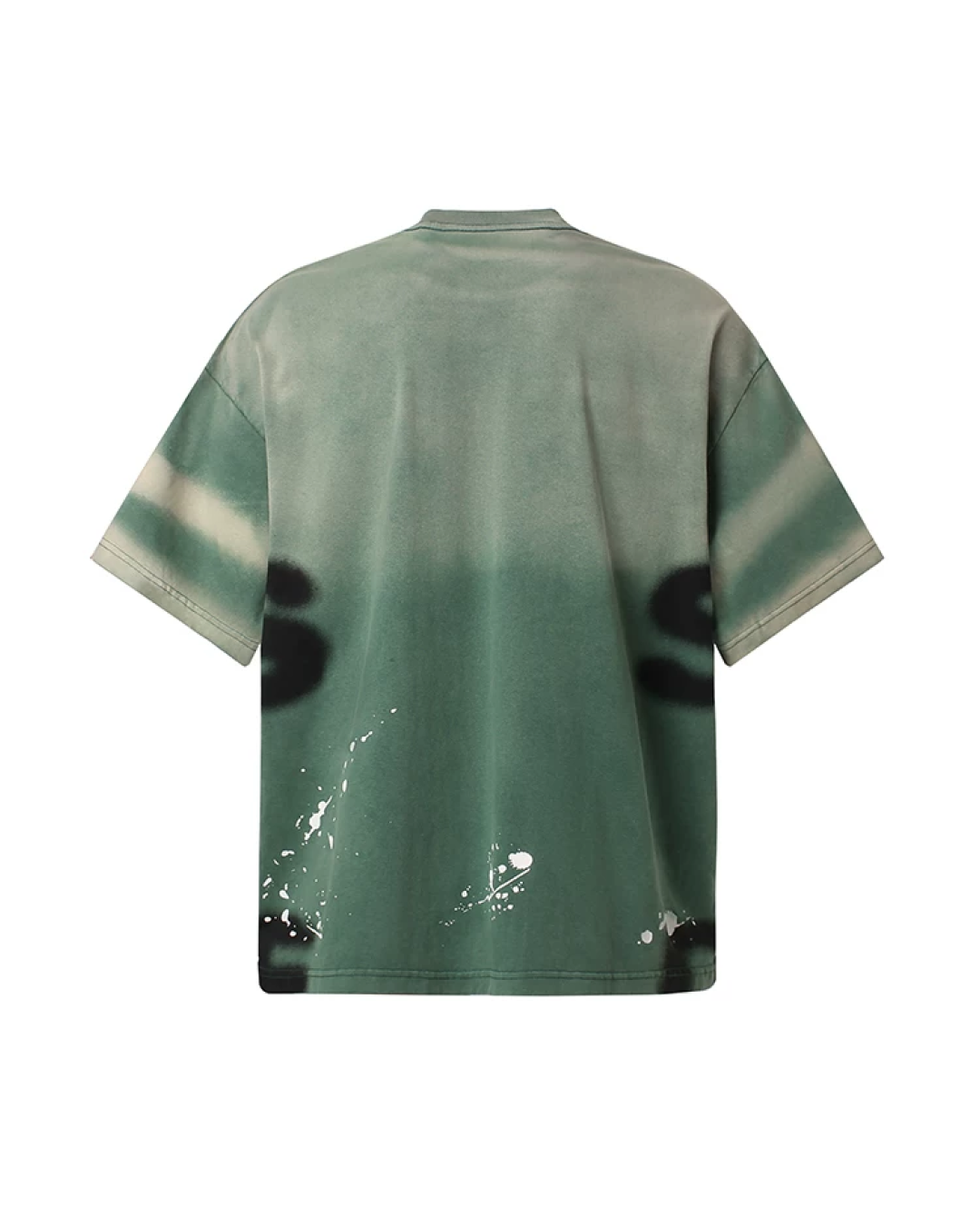 ビッグレタリングフェードデザインTシャツ　FM0045