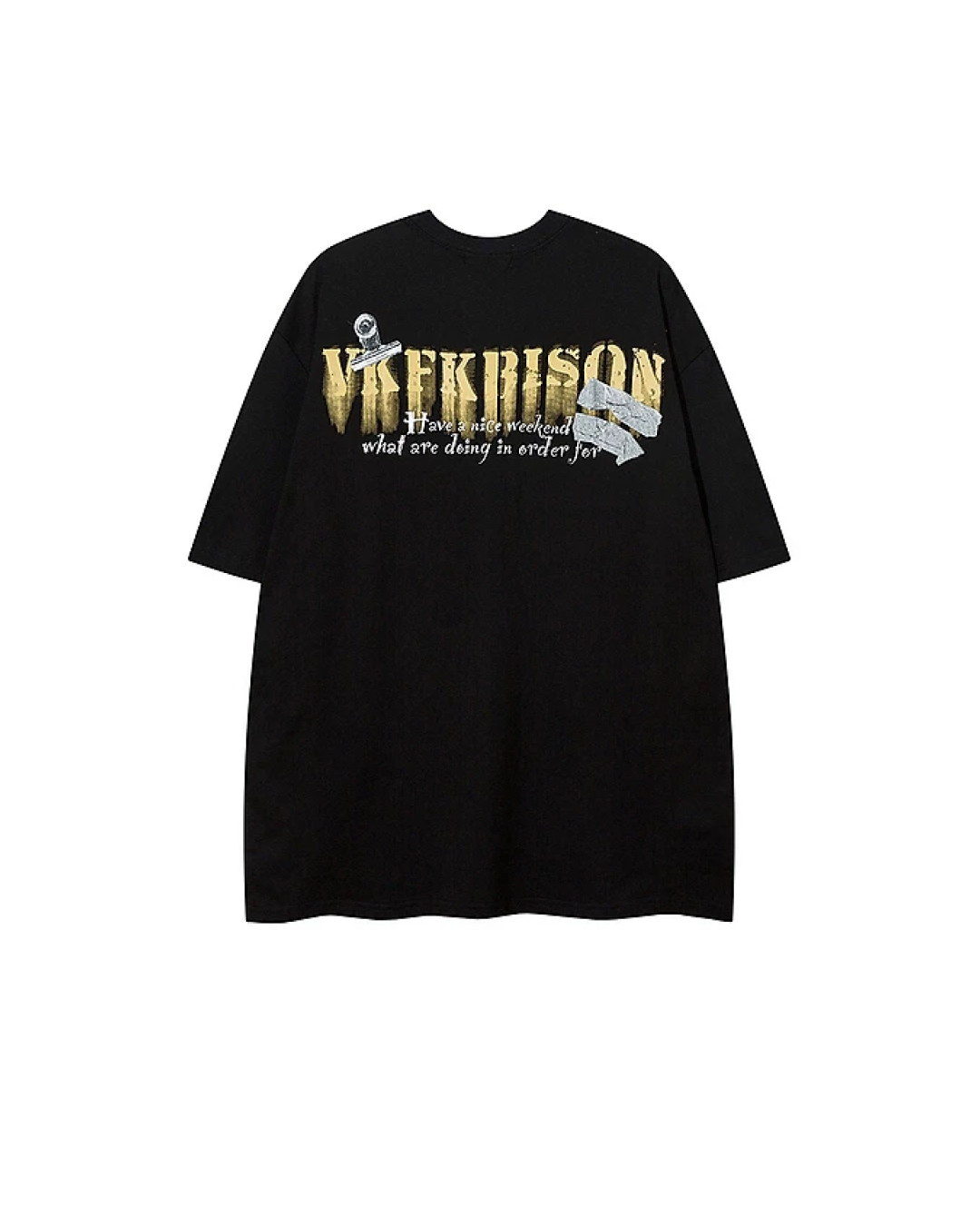 スモークデザインTシャツ　FM0047