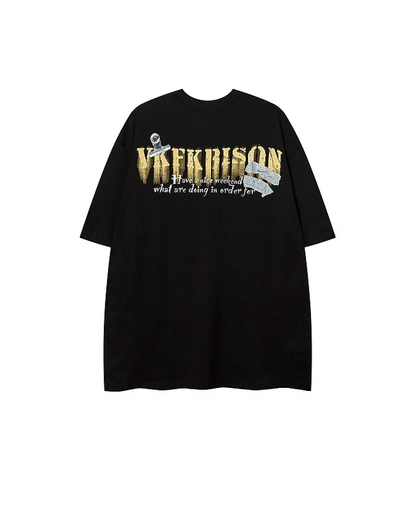 スモークデザインTシャツ　FM0047
