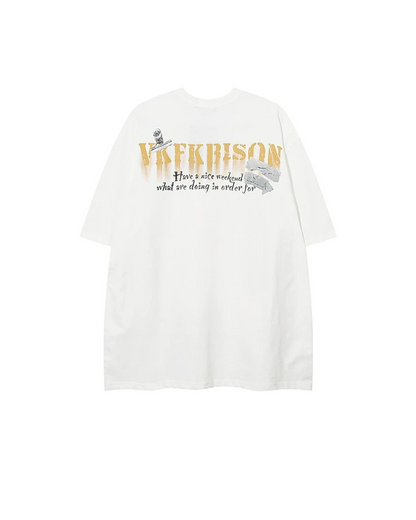 スモークデザインTシャツ　FM0047