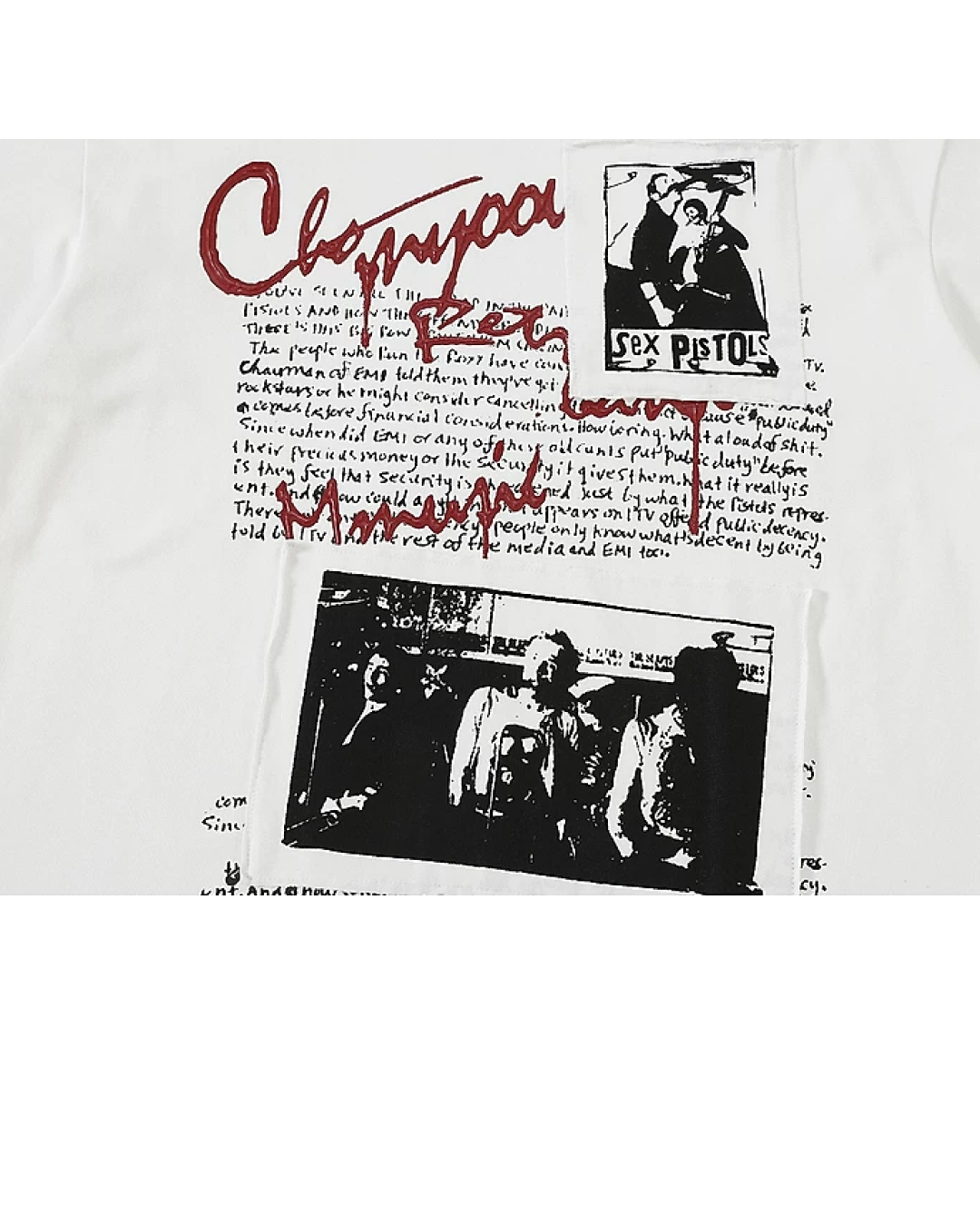 ピクチャーレタリングTシャツ　FM0048