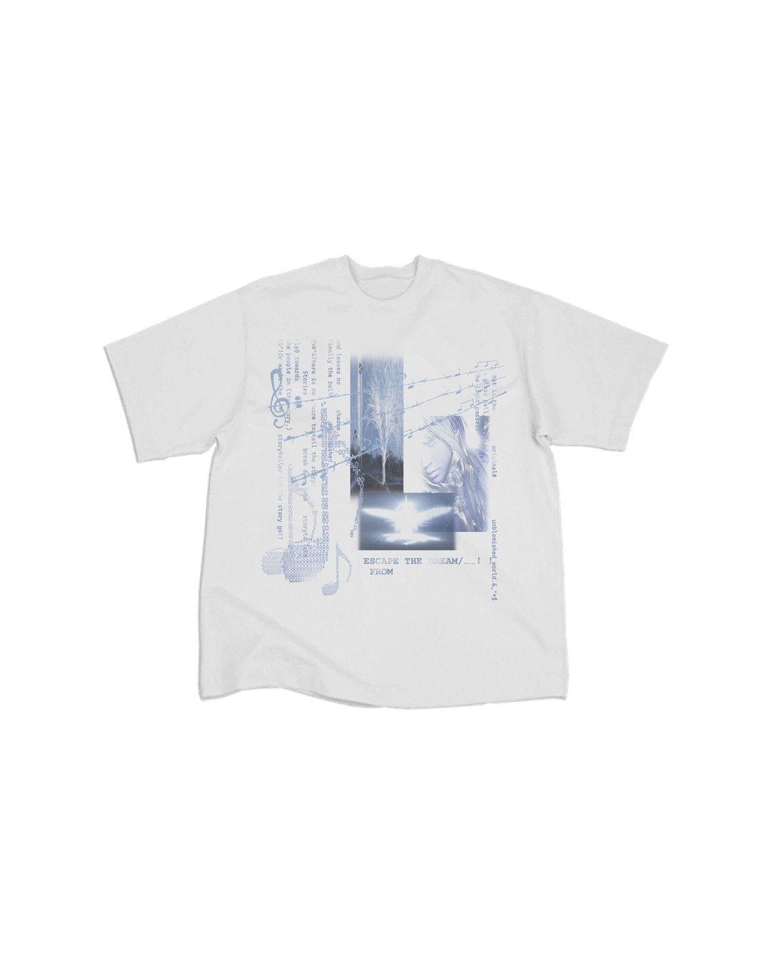 短丈モチーフプリントTシャツ　FM0059
