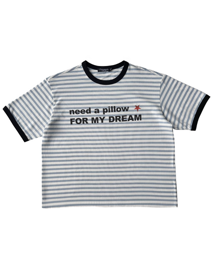 短丈リンガーボーダーTシャツ　FM0061