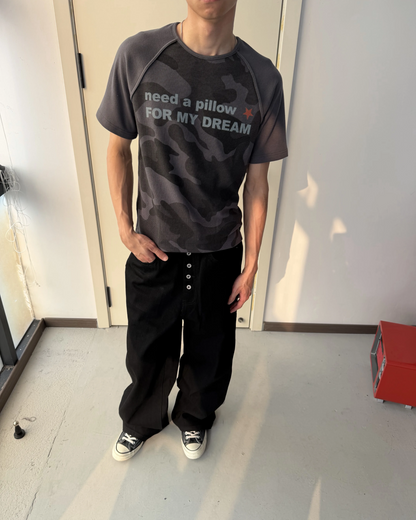 短丈カモレタリングTシャツ　FM0062