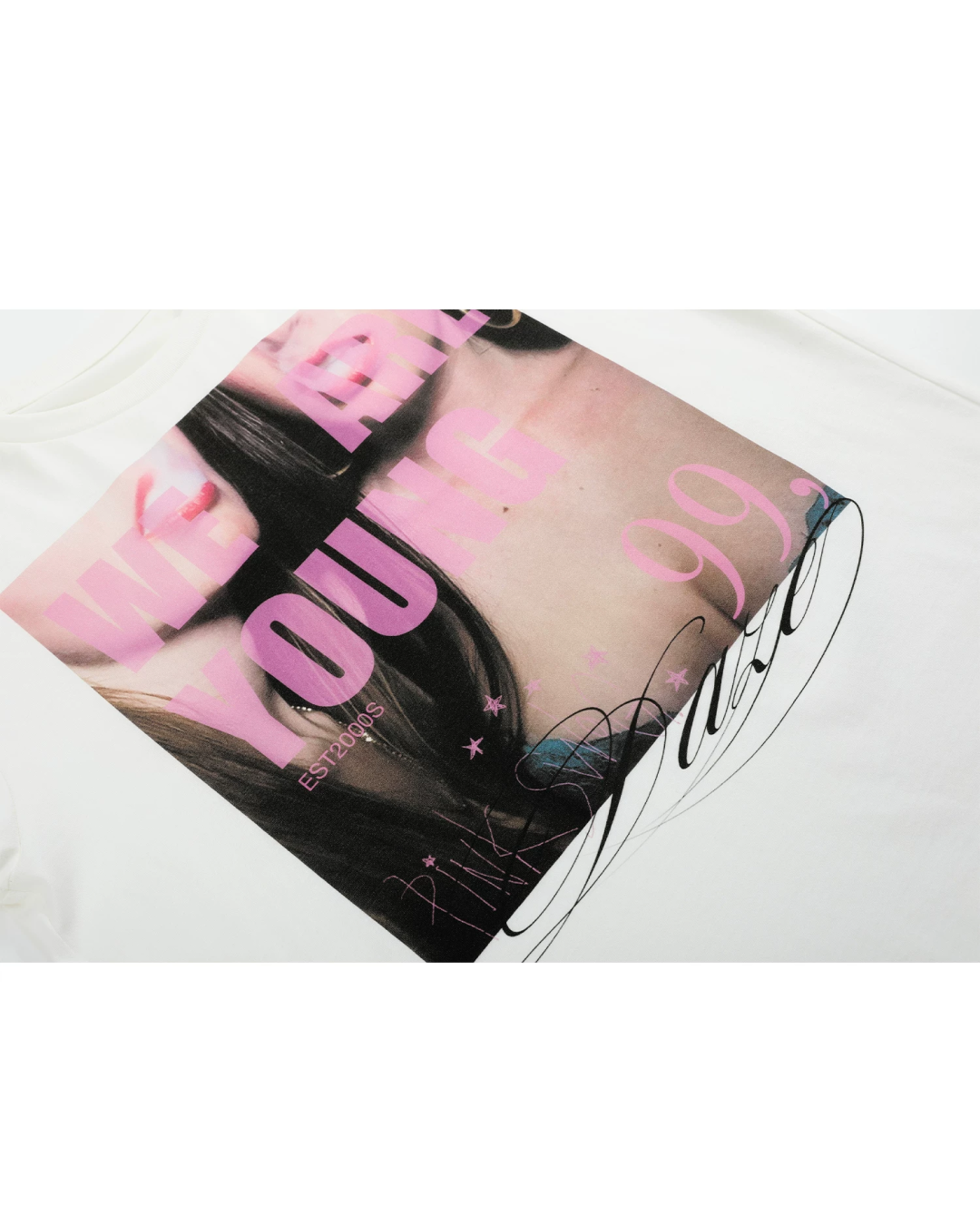 短丈ガールピクチャーTシャツ　FM0065