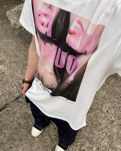 短丈ガールピクチャーTシャツ　FM0065