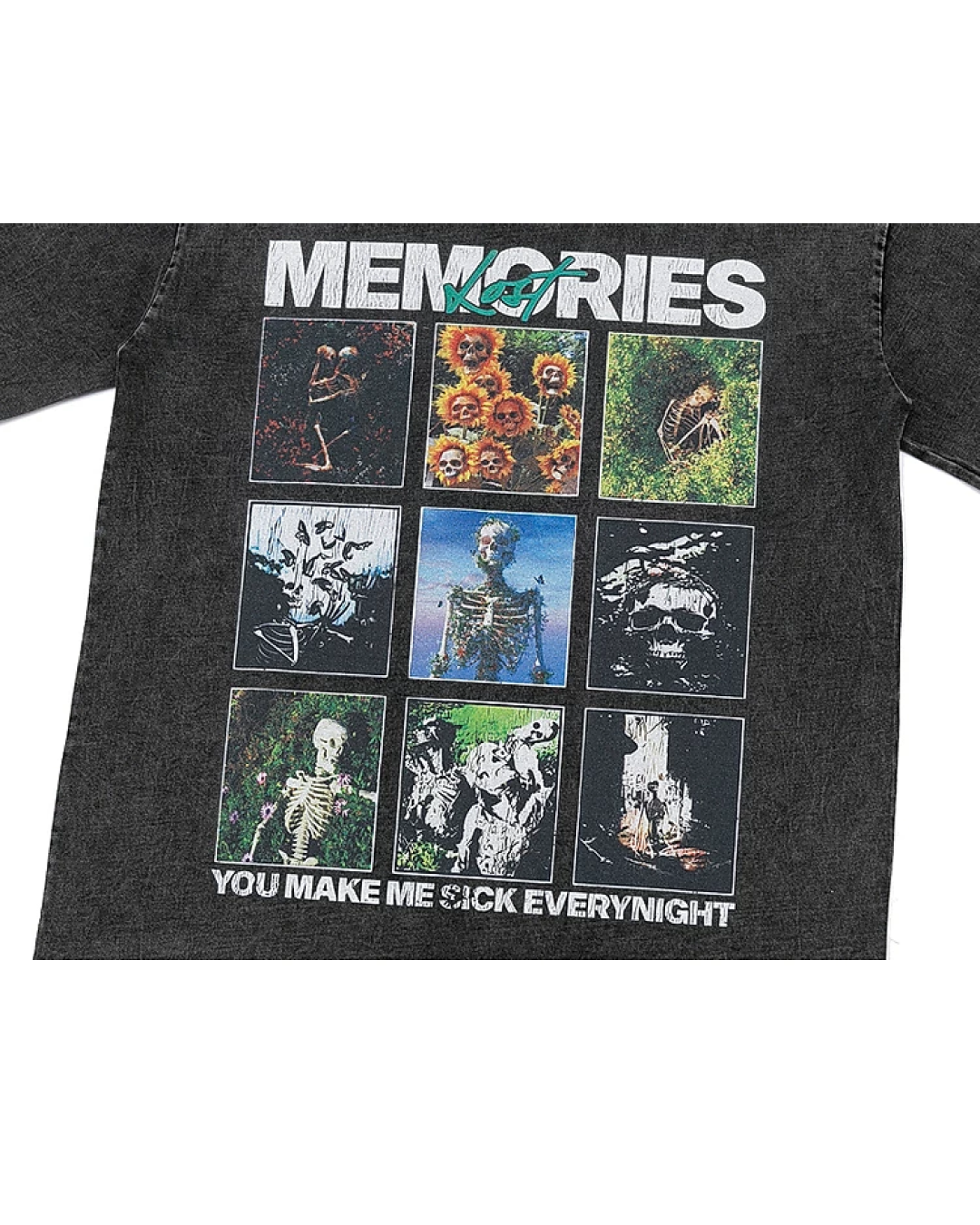 フェードビッグプリントTシャツ　FM0070