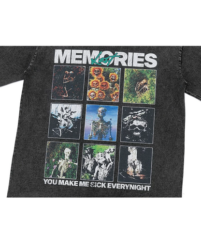 フェードビッグプリントTシャツ　FM0070