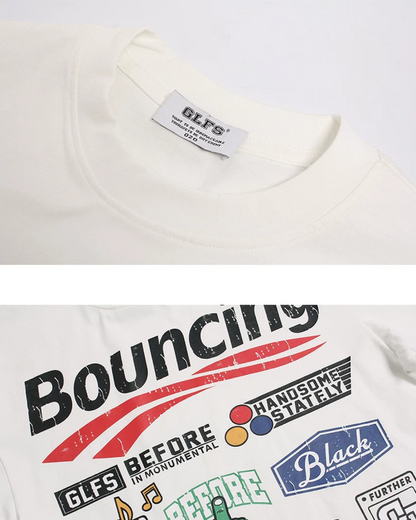 ビッグプリントTシャツ　FM0071