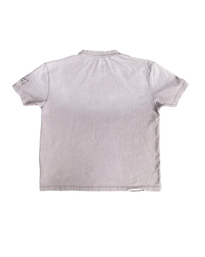 チェーンネックレスプリント短丈Tシャツ　FM0074