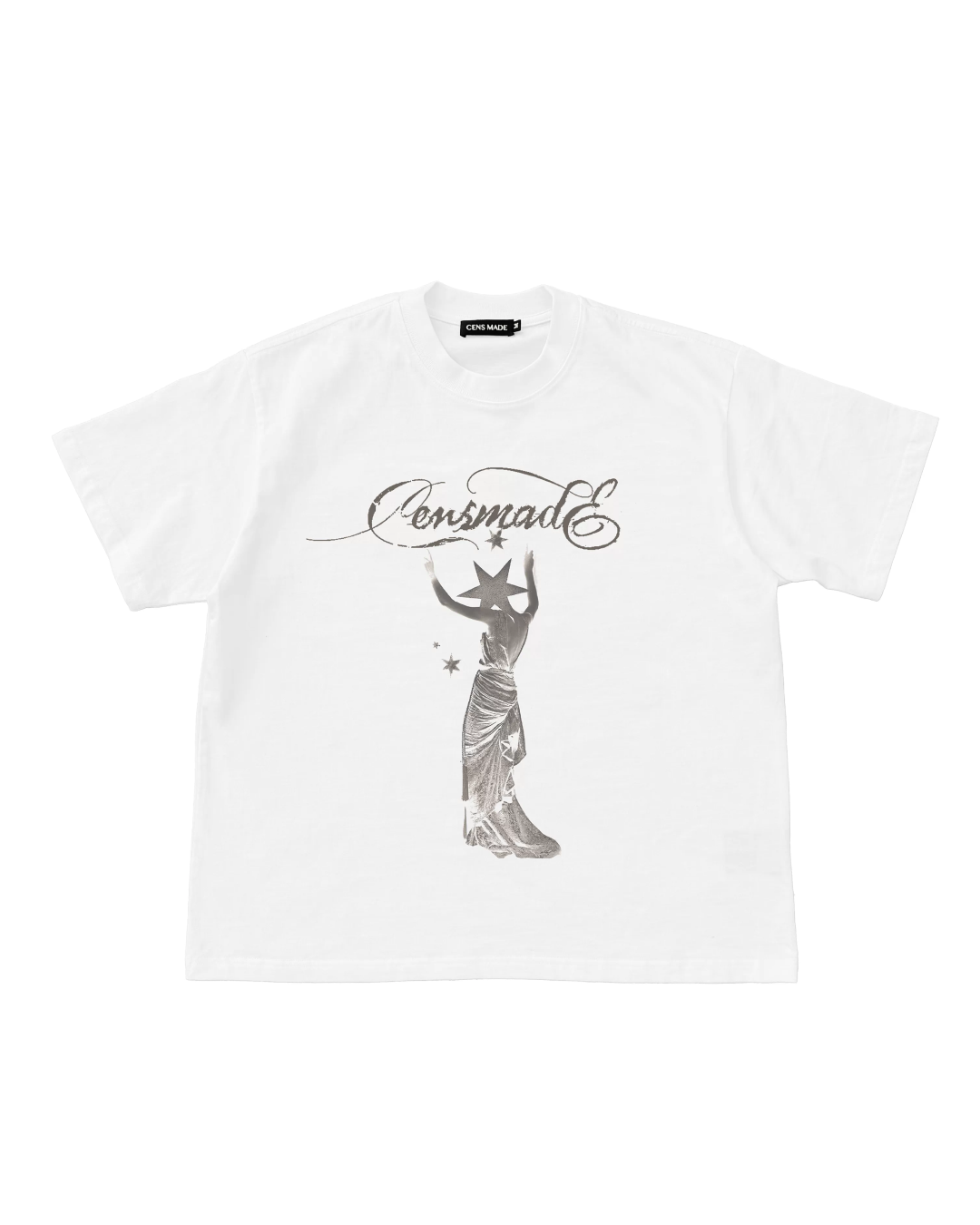 ドレスデザイン短丈Tシャツ　FM0080
