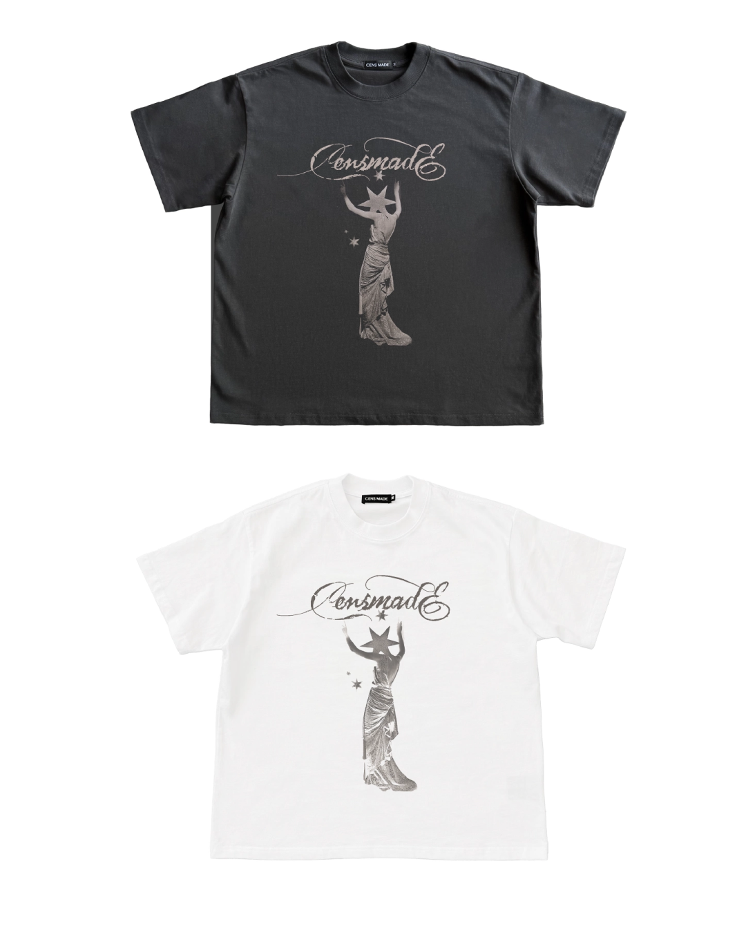 ドレスデザイン短丈Tシャツ　FM0080
