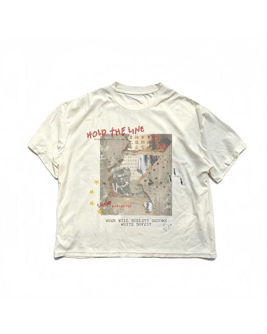 バックスターデザイン短丈Tシャツ　FM0084