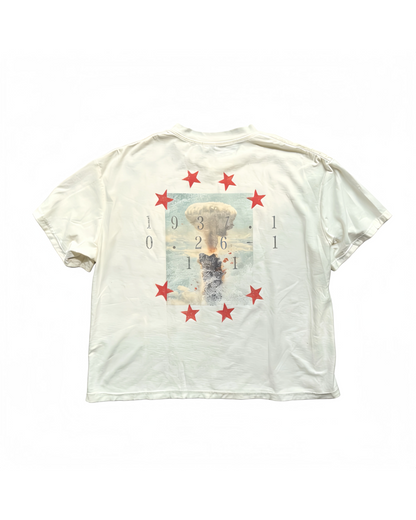 バックスターデザイン短丈Tシャツ　FM0084