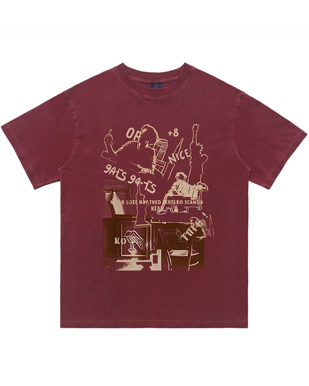 フロントプリントTシャツ　FM0093