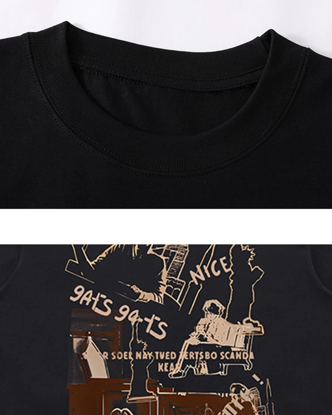 フロントプリントTシャツ　FM0093