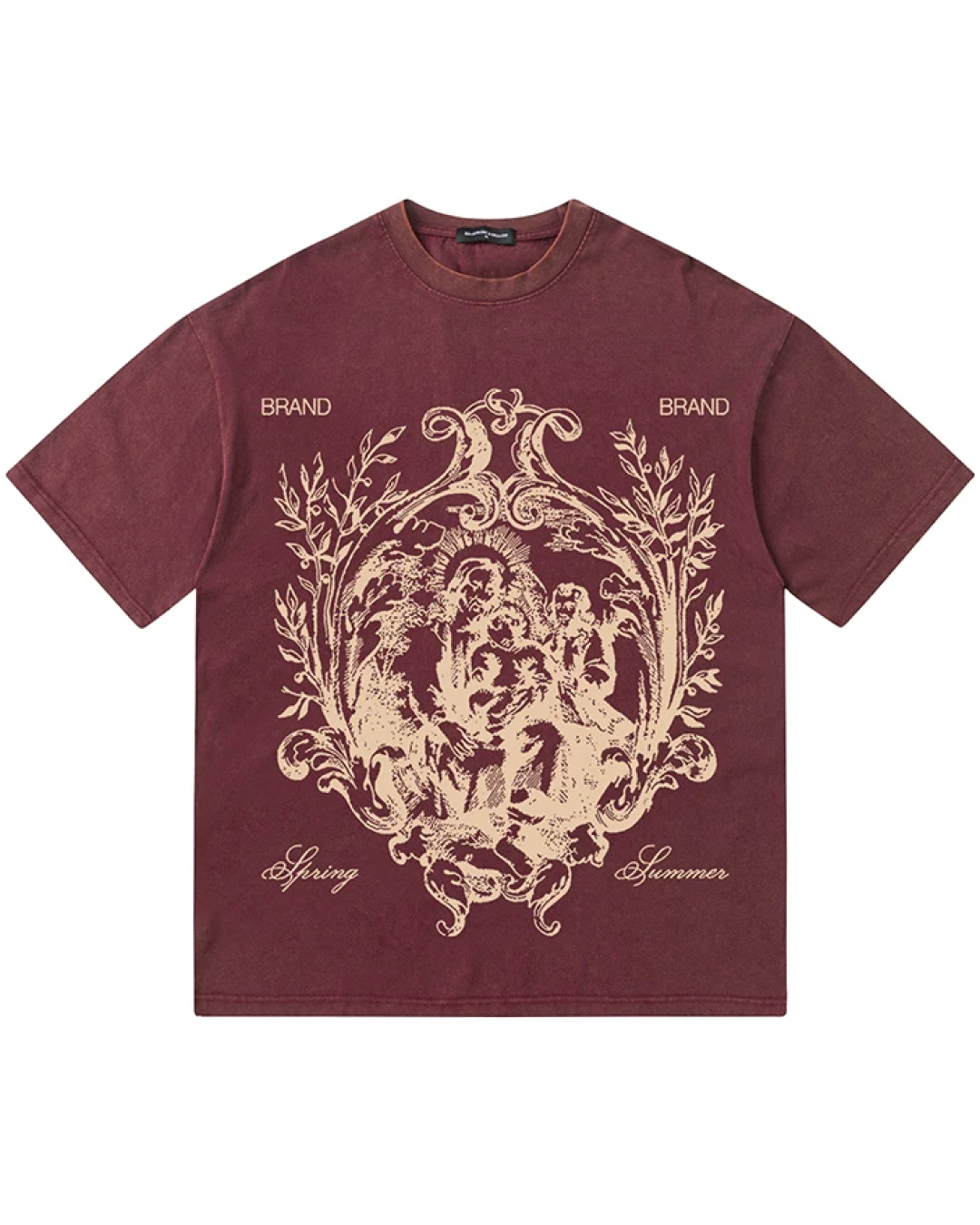 ビッグエンブレムプリントTシャツ　FM0096