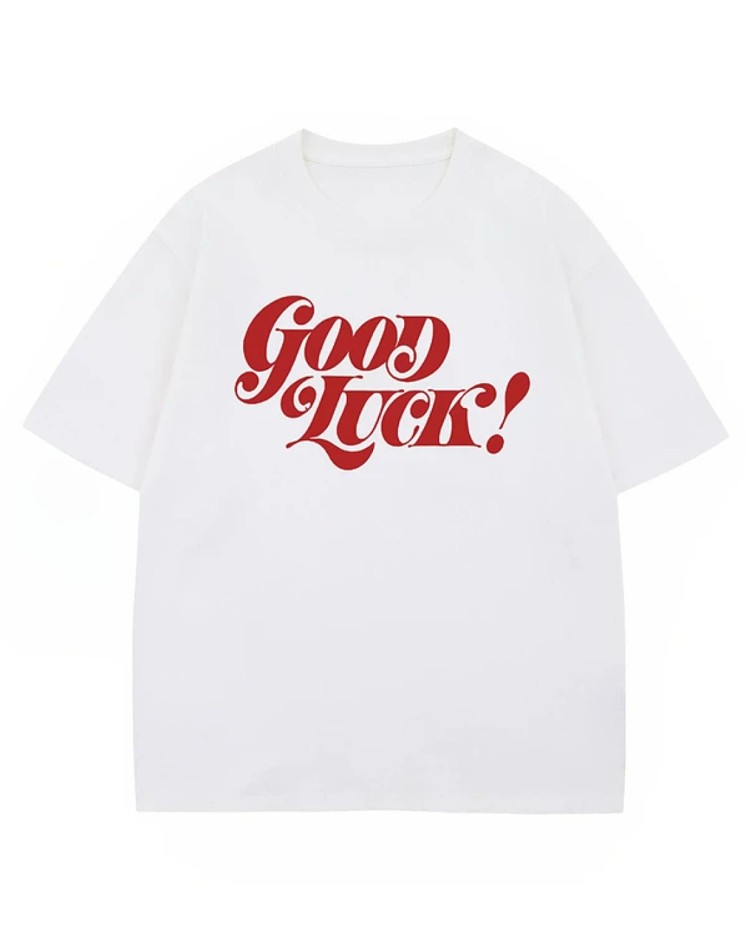 グッドラックプリントTシャツ　FM0097