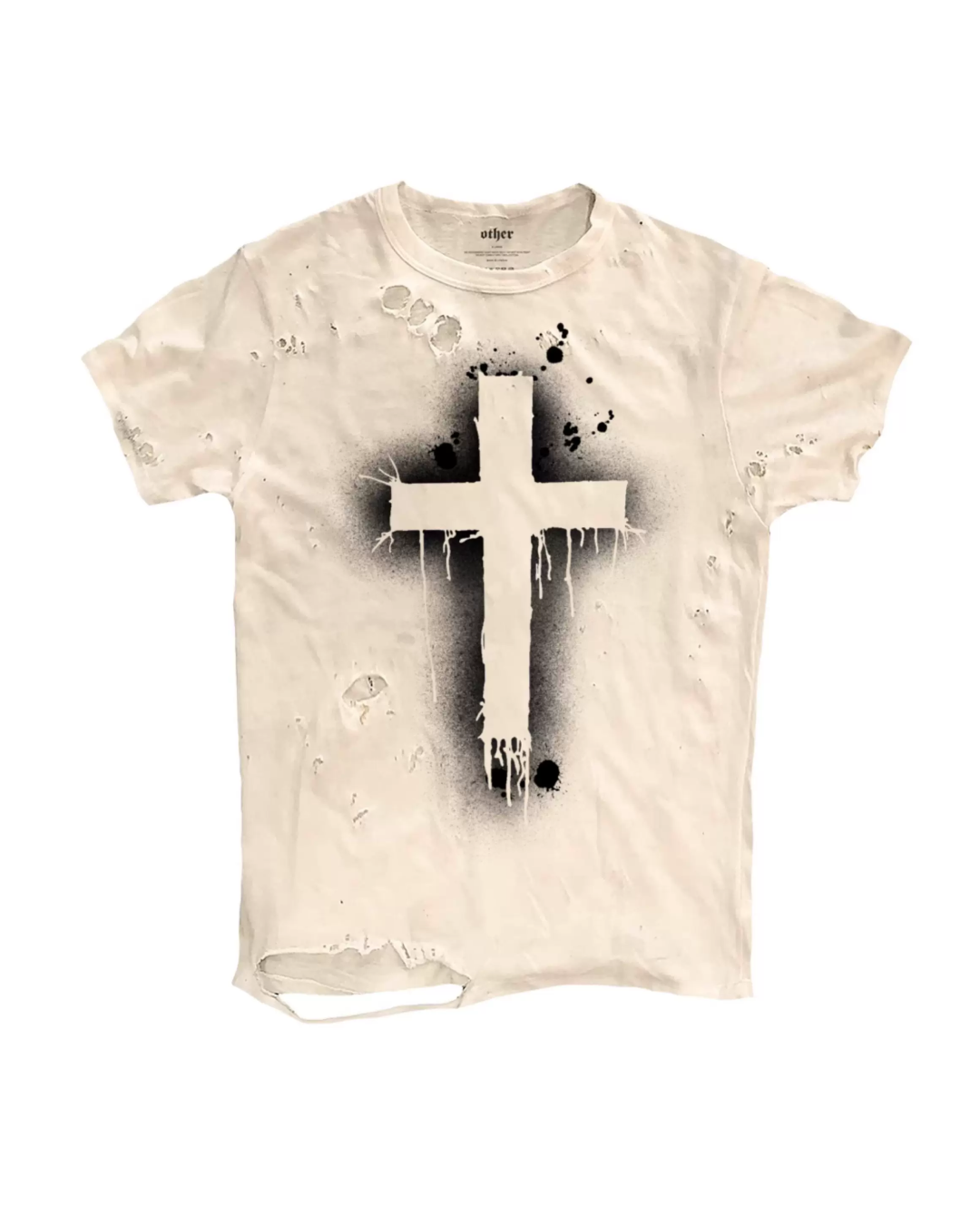 ウォッシュクロスTシャツ　FM0101