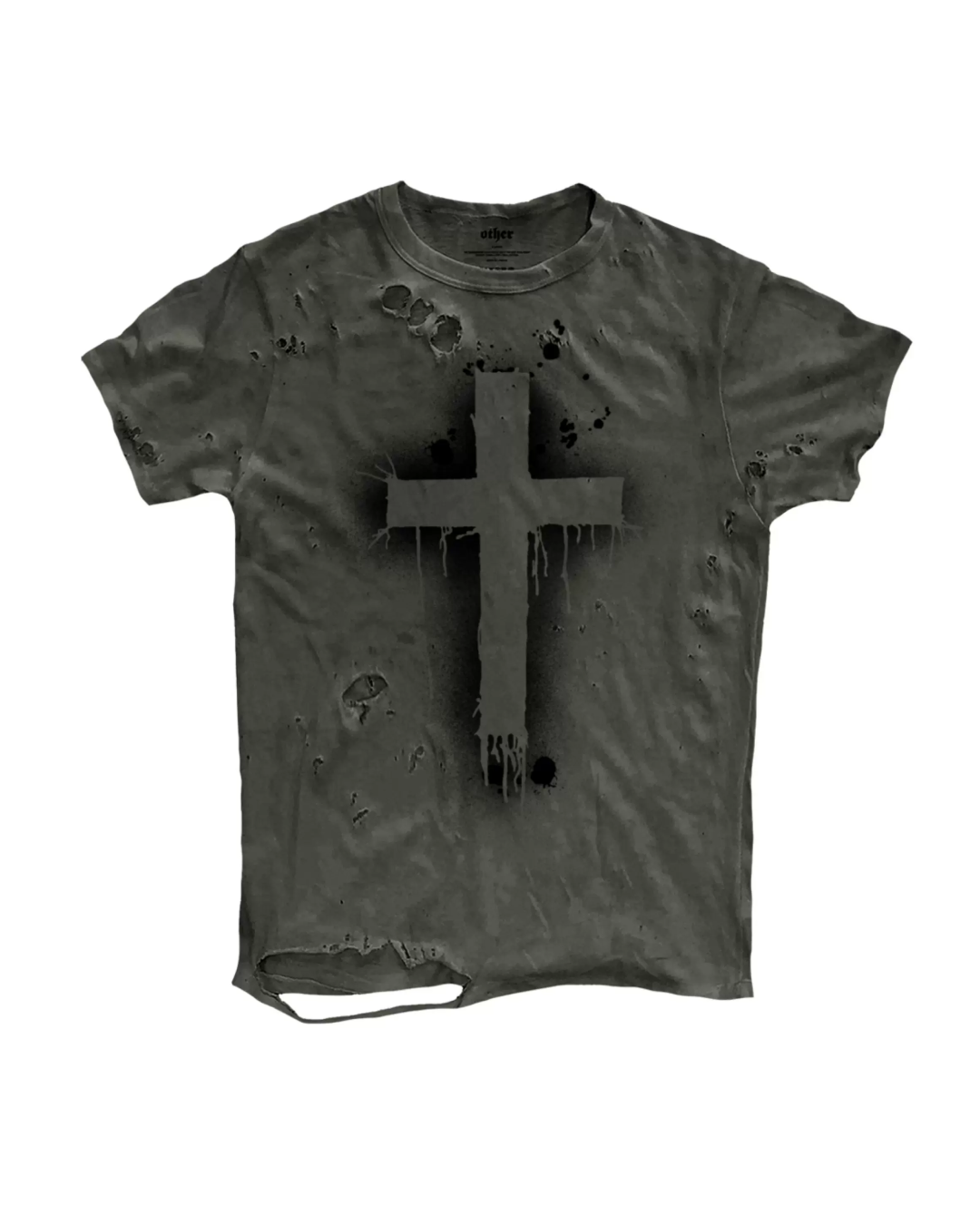 ウォッシュクロスTシャツ　FM0101